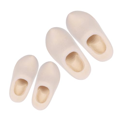 ORFOFE 2 Paare Mini Holzschuhe Unlackiert DIY Holzclogs Puppenhaus Dekoration Handgefertigte Bastelaccessoires Robuste Holzmuster für Kreative Kunstprojekte ORFOFE 2 Paare Mini Holzschuhe Unlackiert DIY Holzclogs Puppenhaus Dekoration Handgefertigte Bastelaccessoires Robuste Holzmuster für Kreative Kunstprojekte von ORFOFE