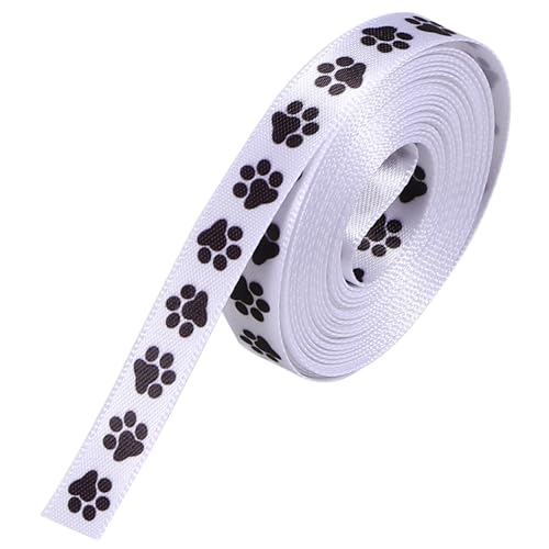 ORFOFE 2 Rollen Polyester Geschenkband mit Hunde Pfoten À Breit Strapazierfähig und Weich für DIY Geschenkverpackungen und Kreative Bastelarbeiten für ORFOFE 2 Rollen Polyester Geschenkband mit Hunde Pfoten À Breit Strapazierfähig und Weich für DIY Geschenkverpackungen und Kreative Bastelarbeiten für von ORFOFE