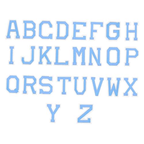 ORFOFE 2 Sätze Aufnäher Buchstaben Patches Stoffbuchstaben zum Aufbügeln für Damen DIY Kleidung Jeans Taschen Dekorative Bestickte Textilapplikationen für Individuelle Mode von ORFOFE