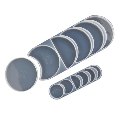 ORFOFE 2 Sätze Silikonformen Mondphase DIY Basteln Silikon Gießformen für Tischdekoration Raumthema Langlebig Flexibel Transparent für Epoxidharz Schmuck Anhänger von ORFOFE