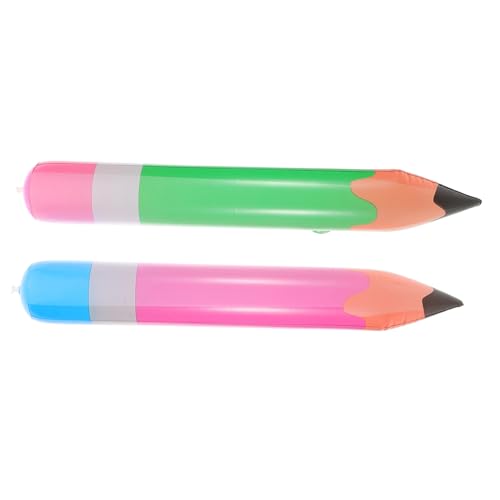 ORFOFE 2 Stück Aufblasbare Jumbo Bleistift Deko Riesige Aufblasbare Buntstifte Grün Leichtes Tragbares Party und Klassenzimmer für Geburtstag und Schulanfang ORFOFE 2 Stück Aufblasbare Jumbo Bleistift Deko Riesige Aufblasbare Buntstifte Grün Leichtes Tragbares Party und Klassenzimmer für Geburtstag und Schulanfang von ORFOFE