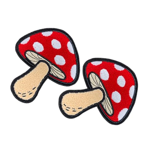 ORFOFE 2 Stück Kleine Pilz Aufbügel patches aus Strapazierfähigem Polyester Bestickte Cartoon Applikationen zum Reparieren und Verzieren von Jacken Rucksäcken Hüten und Jeans ORFOFE 2 Stück Kleine Pilz Aufbügel patches aus Strapazierfähigem Polyester Bestickte Cartoon Applikationen zum Reparieren und Verzieren von Jacken Rucksäcken Hüten und Jeans von ORFOFE