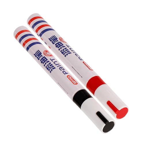ORFOFE 2 Stück Monument Writing Repair Marker Rot Schwarz Wasserfeste Schnell Trocknende Grabstein Stifte mit Starker Klarer Beschriftung Tragbar und Einfach zu Verwenden ORFOFE 2 Stück Monument Writing Repair Marker Rot Schwarz Wasserfeste Schnell Trocknende Grabstein Stifte mit Starker Klarer Beschriftung Tragbar und Einfach zu Verwenden von ORFOFE