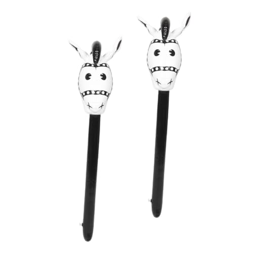 ORFOFE 2 Stücke Aufblasbare Stick Spielzeug Tier Stick Ballon Für Jungen Und Mädchen Geburtstag Party Favors Ballon Zubehör von ORFOFE
