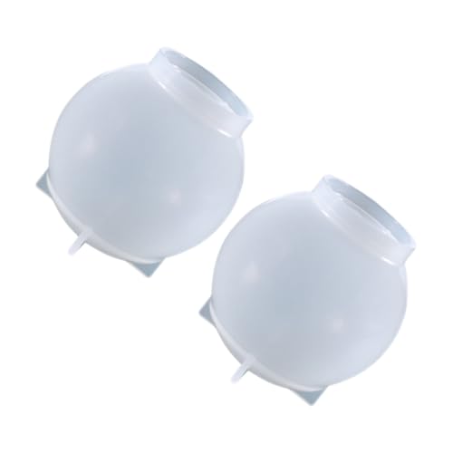 ORFOFE 2 Stück Silikonform Kugel DIY Kristallkugel Gießform Flexibel Langlebig Kompatibel Epoxidharz Bastelset für Kreative Harzkunst und Individuelle Dekorationen von ORFOFE