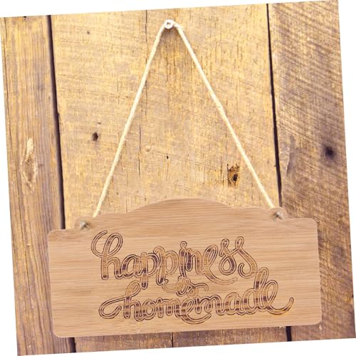 ORFOFE 2 Stück Teiliges Bambus holzschild zum Selbstgestalten Blanko Holzplatten zum Bemalen und Dekorieren DIY Hängende Plaketten für Heimwerker Robuste Oberfläche Bastelmaterialien für von ORFOFE