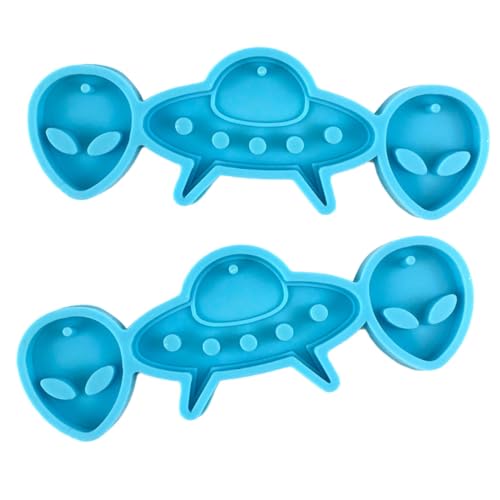 ORFOFE 2 Stück Teiliges DIY Silikon Ohranhänger Gießform Raumschiff Design Schmuck Anhänger Bastelform Flexibel Langlebig Sicher für Anfänger und Kreative Schmuckherstellung ORFOFE 2 Stück Teiliges DIY Silikon Ohranhänger Gießform Raumschiff Design Schmuck Anhänger Bastelform Flexibel Langlebig Sicher für Anfänger und Kreative Schmuckherstellung von ORFOFE