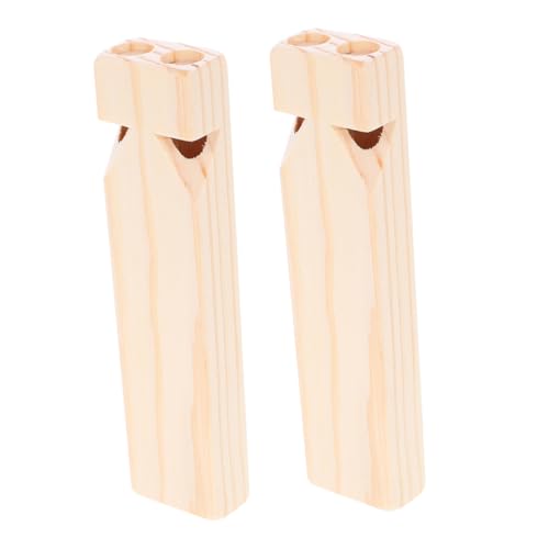 ORFOFE 2 Stück Teiliges Holzpfeifen für Leichtes Unbemaltes Orff Instrument Spielerisches Musikspielzeug mit Klarem Klang für Kindergeburtstag und Musikalische Früherziehung ORFOFE 2 Stück Teiliges Holzpfeifen für Leichtes Unbemaltes Orff Instrument Spielerisches Musikspielzeug mit Klarem Klang für Kindergeburtstag und Musikalische Früherziehung von ORFOFE
