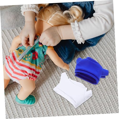 ORFOFE 2 Stück Teiliges Plüschbären t Shirt für Puppen Weiche Stilvolle Kleidung aus Angenehmem für Sammler und Kreatives Ankleiden von Kuscheltieren und Puppen von ORFOFE