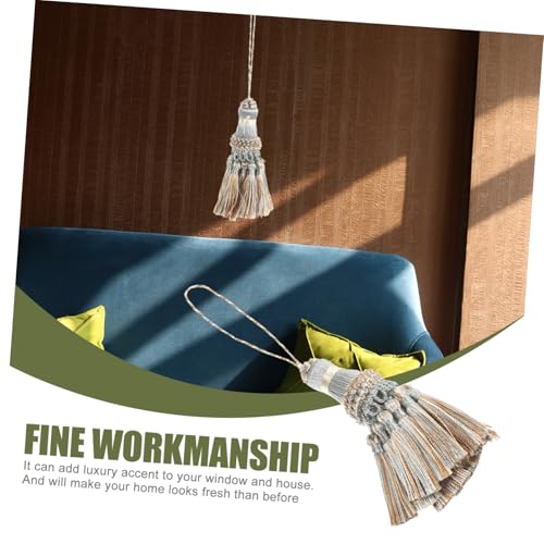 ORFOFE 2 Stück Teiliges Quasten anhänger Kreative Handgefertigte Polyester tassel für Gardinen Kissenverzierung Stilvolle Vorhang DIY dekoration Blaue Ethnische Fensterakzente ORFOFE 2 Stück Teiliges Quasten anhänger Kreative Handgefertigte Polyester tassel für Gardinen Kissenverzierung Stilvolle Vorhang DIY dekoration Blaue Ethnische Fensterakzente von ORFOFE