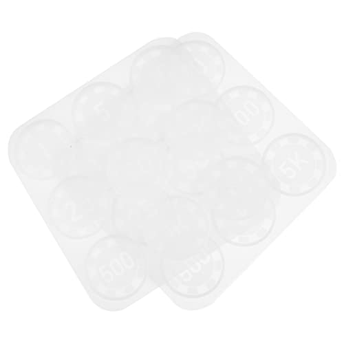 ORFOFE 2 Stück Teiliges Silikon Gambling Chip Flexible Epoxidharz Gießform für DIY Handwerk Hochreißfeste Transparente Silikonform für Resin Ornamente Einfach zu Entformen zum Basteln ORFOFE 2 Stück Teiliges Silikon Gambling Chip Flexible Epoxidharz Gießform für DIY Handwerk Hochreißfeste Transparente Silikonform für Resin Ornamente Einfach zu Entformen zum Basteln von ORFOFE