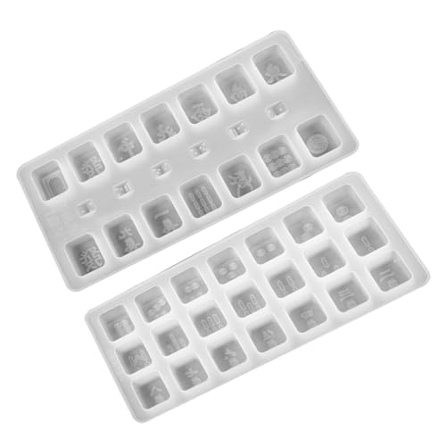 ORFOFE 2 Stück Teiliges Silikon Mahjong Gießform Flexible Langlebige DIY Resin Formen für Epoxidharz Handwerk Einfach zu Reinigen Wiederverwendbar Glatte Oberfläche für Zufällige Farbe ORFOFE 2 Stück Teiliges Silikon Mahjong Gießform Flexible Langlebige DIY Resin Formen für Epoxidharz Handwerk Einfach zu Reinigen Wiederverwendbar Glatte Oberfläche für Zufällige Farbe von ORFOFE