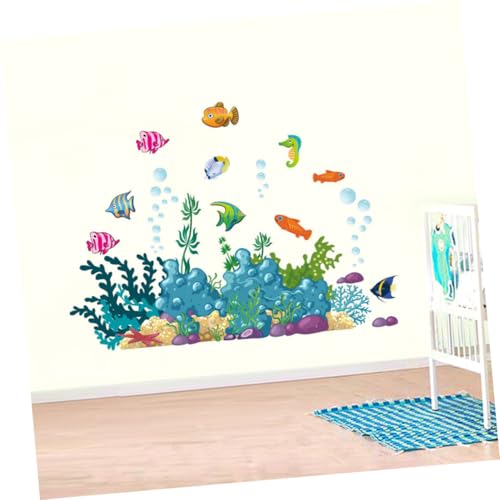 ORFOFE 2 Stück Unterwasserwelt Wandsticker Langlebige Sichere Wandtattoos für Kinderzimmer Einfache Anbringung und Rückstandsfreie Entfernung Dekorative Wanddekoration für Schlafzimmer ORFOFE 2 Stück Unterwasserwelt Wandsticker Langlebige Sichere Wandtattoos für Kinderzimmer Einfache Anbringung und Rückstandsfreie Entfernung Dekorative Wanddekoration für Schlafzimmer von ORFOFE