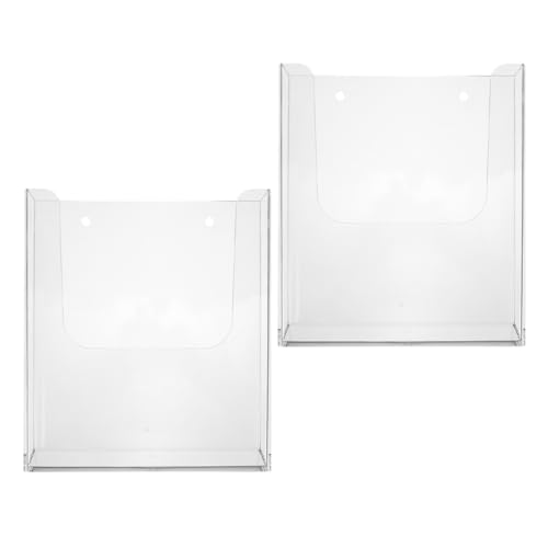 ORFOFE 2 Stück Wand organizer Wandhalterung für Büro Dokumente Magazinhalter Prospektspender Wandmontage Stabile Wandablage für Zeitschriften und Flyer ORFOFE 2 Stück Wand organizer Wandhalterung für Büro Dokumente Magazinhalter Prospektspender Wandmontage Stabile Wandablage für Zeitschriften und Flyer von ORFOFE