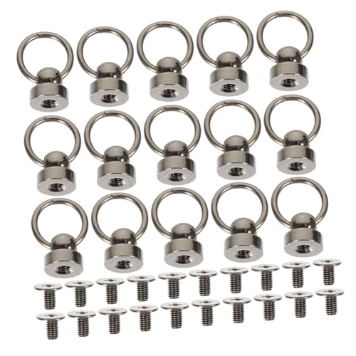 ORFOFE 20 Sätze DIY Ledernieten mit Zugring Praktische Schraubnieten für Handyhüllen Taschen und Gürtel Schwarze Große für Lederhandwerk und Reparatur ORFOFE 20 Sätze DIY Ledernieten mit Zugring Praktische Schraubnieten für Handyhüllen Taschen und Gürtel Schwarze Große für Lederhandwerk und Reparatur von ORFOFE