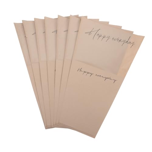 ORFOFE 20 Stück Teiliges Blumenstrauß Verpackungsbeutel aus Kraftpapier und Kunststoff Reißfest Dekorativ für Blumenpräsentation und Geschenkverpackung für Hochzeit Muttertag und von ORFOFE