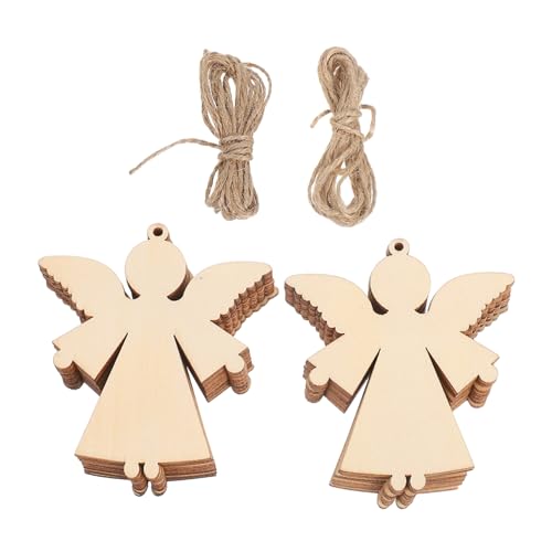 ORFOFE 20 Stück Teiliges Holzengel Anhänger Unlackierte Holzanhänger zum Bemalen Festliche Holzfiguren für Weihnachtsdeko DIY Bastelprojekte ORFOFE 20 Stück Teiliges Holzengel Anhänger Unlackierte Holzanhänger zum Bemalen Festliche Holzfiguren für Weihnachtsdeko DIY Bastelprojekte von ORFOFE