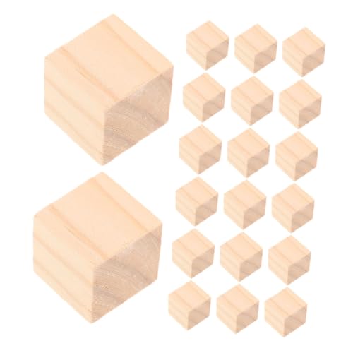 ORFOFE 20 Stück Teiliges Holzklötze Naturbelassene Kleine Holzwürfel für DIY Bastelprojekte Montessori Stapelspielzeug Sichere Glatte Holzbausteine für Vorschul-lernaktivitäten ORFOFE 20 Stück Teiliges Holzklötze Naturbelassene Kleine Holzwürfel für DIY Bastelprojekte Montessori Stapelspielzeug Sichere Glatte Holzbausteine für Vorschul-lernaktivitäten von ORFOFE