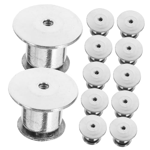 ORFOFE 20 Stück Teiliges Metall Pin Keepers Robuste Hochwertige Verschlussstifte Sicherer Halt für Anstecker Abzeichen Bücher Taschen Hüte Einfache Anwendung Zufällige Zufällige Farbe von ORFOFE