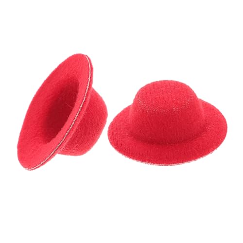 ORFOFE 20 Stück Teiliges Miniatur Puppenhüte Rot Kleine Zylinderhüte Bastelzubehör Vielseitige Puppenaccessoires für Dekoration Fotorequisiten und DIY Handwerk ORFOFE 20 Stück Teiliges Miniatur Puppenhüte Rot Kleine Zylinderhüte Bastelzubehör Vielseitige Puppenaccessoires für Dekoration Fotorequisiten und DIY Handwerk von ORFOFE