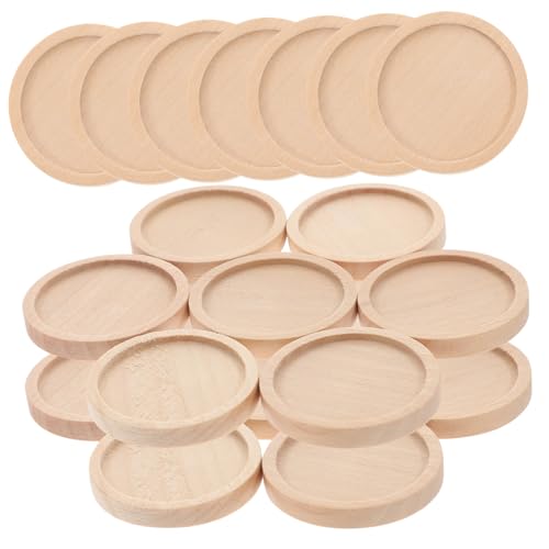 ORFOFE 20 Stück Teiliges Runde Holzschalen Schmuckanhänger Bastelbasis Durchmesser Natürliche Holzfarbe DIY Schmuckzubehör für Broschen Anstecknadeln und Handarbeiten ORFOFE 20 Stück Teiliges Runde Holzschalen Schmuckanhänger Bastelbasis Durchmesser Natürliche Holzfarbe DIY Schmuckzubehör für Broschen Anstecknadeln und Handarbeiten von ORFOFE