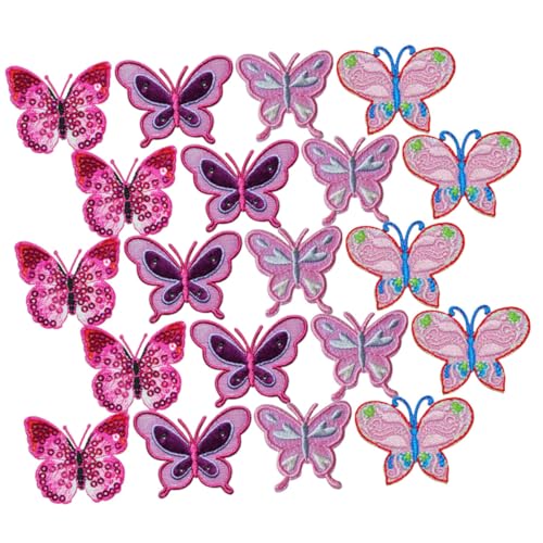 ORFOFE 20 Stück Teiliges Schmetterling Aufbügel Patch DIY Kleidung Applikationen Flicken für Mantel Jacke Hut Tasche Langlebig Hautfreundlich Farbenfroh zum Verzieren und Reparieren ORFOFE 20 Stück Teiliges Schmetterling Aufbügel Patch DIY Kleidung Applikationen Flicken für Mantel Jacke Hut Tasche Langlebig Hautfreundlich Farbenfroh zum Verzieren und Reparieren von ORFOFE