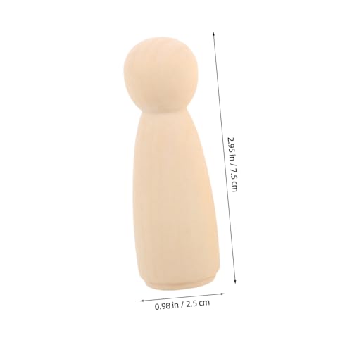 ORFOFE 20 Stück Teiliges Unbemalter Holzfiguren Naturbelassene Steckpuppen Jungen und Mädchen DIY Bastelpuppen für Kunsthandwerk Kreative Holzfiguren zum Bemalen und Dekorieren ORFOFE 20 Stück Teiliges Unbemalter Holzfiguren Naturbelassene Steckpuppen Jungen und Mädchen DIY Bastelpuppen für Kunsthandwerk Kreative Holzfiguren zum Bemalen und Dekorieren von ORFOFE