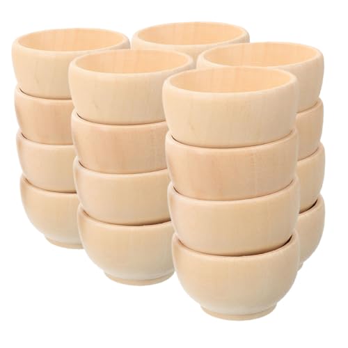 ORFOFE 20 Stück Zubehör Für DIY Dekoration Dekoration Farbe Holzhandwerk Mini Heimdekorationen Unbehandeltes Holz Kit Bemalbares Ornament Zur Für Kleine von ORFOFE