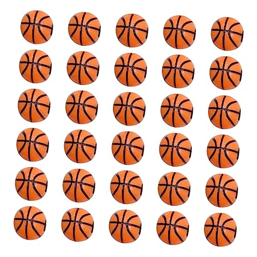 ORFOFE 200 Stück Acryl Basketball Perlen DIY Schmuck Zubehör Runde Bastelperlen für Armbänder Halsketten Handwerk Geschenkideen von ORFOFE