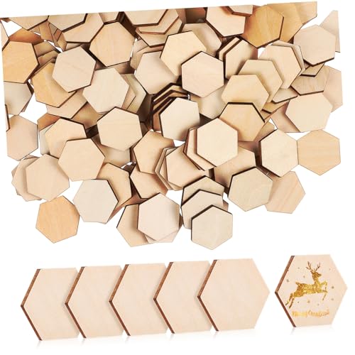 ORFOFE 200 Stück Hexagon Holzscheiben aus Stabilem Buchenholz für DIY Basteln Weihnachtsdeko Geburtstagsfeiern Vielseitige Kleine Holzstücke für Kreative Holzprojekte ORFOFE 200 Stück Hexagon Holzscheiben aus Stabilem Buchenholz für DIY Basteln Weihnachtsdeko Geburtstagsfeiern Vielseitige Kleine Holzstücke für Kreative Holzprojekte von ORFOFE