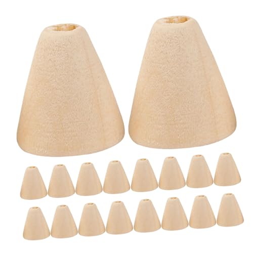 ORFOFE 200 Stück Holzperlen Mit Großem Loch Für Schmuck Halsketten Abstandsperlen Dekorative Holzperlen Zum Basteln Kegelperlen Charms Handgefertigte Kleine ORFOFE 200 Stück Holzperlen Mit Großem Loch Für Schmuck Halsketten Abstandsperlen Dekorative Holzperlen Zum Basteln Kegelperlen Charms Handgefertigte Kleine von ORFOFE