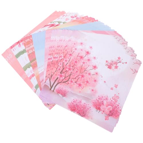 ORFOFE 200 Stück Origami Papier Doppelseitig Quadratisch Bastelpapier für DIY Handarbeiten und Faltkunst Geeignet für Anfänger und Fortgeschrittene von ORFOFE