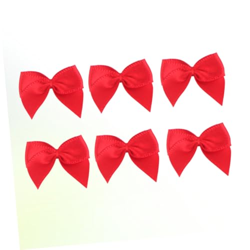 ORFOFE 200 Stück Satinband Schleifen Rot DIY Bowknot Basteln Kleidungsschmuck für Haarschmuck Dekoration für Kleider Taschen und Kunstprojekte von ORFOFE