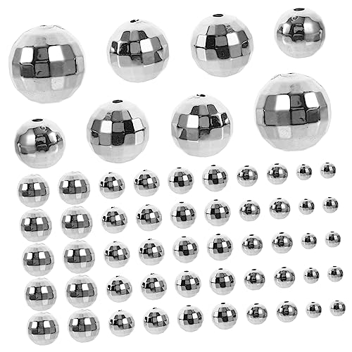 ORFOFE 200 Stück Teiliges Disco Ball Perlen Facettierte Schmuckperlen in Langlebig und Glatt für DIY Armbänder Halsketten und Schmuckherstellung von ORFOFE