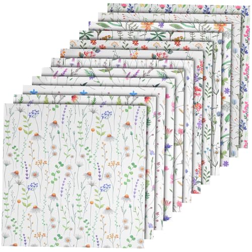ORFOFE 24 Blatt Scrapbook Papier mit Vielfältigen Blumenmustern Vielseitig für Journaling Kartengestaltung und DIY Bastelprojekte Hochwertiges Motivpapier für Kreative Handarbeit von ORFOFE