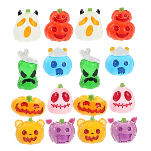 ORFOFE 24 Stück Halloween-miniaturen: Leuchtende Halloween-miniaturen Aus Kunstharz – Kürbis-Dekorationen Für Mikro-landschafts-tischplatten ORFOFE 24 Stück Halloween-miniaturen: Leuchtende Halloween-miniaturen Aus Kunstharz – Kürbis-Dekorationen Für Mikro-landschafts-tischplatten von ORFOFE
