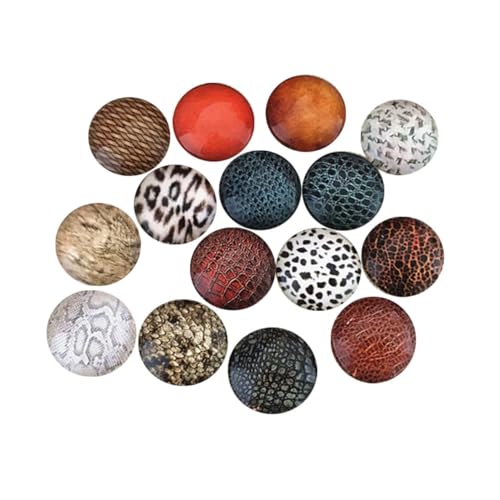 ORFOFE 24 Stück Teiliges DIY Glas Kühlschrankmagnet mit Tierischen Mustern Kreative und Haftstarke Kühlschrankaufkleber zur Dekoration von Kühlschrank Büro und Whiteboard von ORFOFE