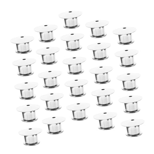 ORFOFE 25 Stück Flache Runde Broschenverschluss Pins Metallische Locking Pins für Anstecknadeln für DIY Bastelarbeiten Langlebig und Einfach zu Verwenden ORFOFE 25 Stück Flache Runde Broschenverschluss Pins Metallische Locking Pins für Anstecknadeln für DIY Bastelarbeiten Langlebig und Einfach zu Verwenden von ORFOFE