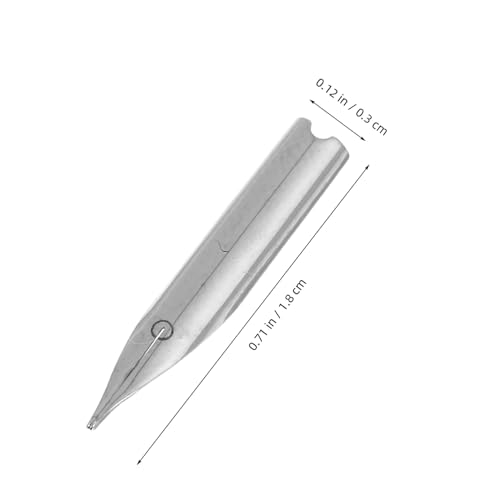 ORFOFE 25 Stück Teiliges Stahl Ersatzfedern für Füllfederhalter Langlebige Kompatible Schreibspitzen für Büro Schule Zeichnen Kalligraphie Passform Glattes Schreiben von ORFOFE
