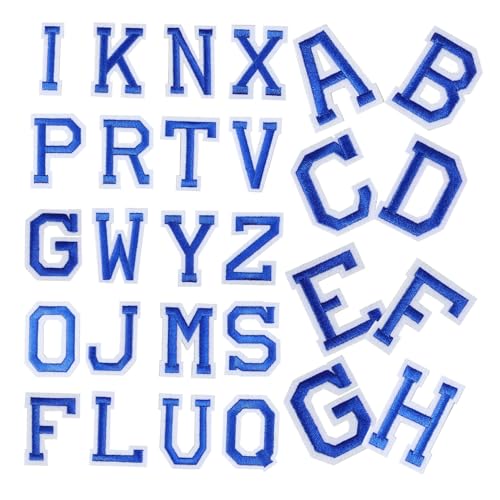 ORFOFE 26 Stück Teiliges Bügel Nähbare Buchstaben Patches Dunkelblau Bestickte Applikationen für Kleidung Rucksäcke DIY Dekoration und Reparatur Weiches Stoffmaterial Vielseitig und ORFOFE 26 Stück Teiliges Bügel Nähbare Buchstaben Patches Dunkelblau Bestickte Applikationen für Kleidung Rucksäcke DIY Dekoration und Reparatur Weiches Stoffmaterial Vielseitig und von ORFOFE