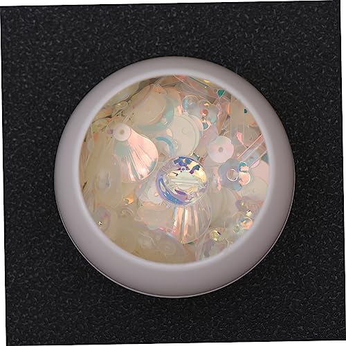 ORFOFE 2Er-Pack Bunte Pailletten Glasperlen für Diy Schmuckzubehör pro Packung Beige Handgemachte Bastelmaterialien für Kreative Dekorationen und Kostüme ORFOFE 2Er-Pack Bunte Pailletten Glasperlen für Diy Schmuckzubehör pro Packung Beige Handgemachte Bastelmaterialien für Kreative Dekorationen und Kostüme von ORFOFE