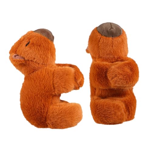 ORFOFE 2Stücke Niedliche Capybara Plüschspielzeuge Weiche Slap Armbänder für Multifunktional als Kissen oder Charmantes Design für Spaß und Komfort von ORFOFE