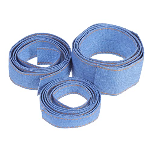ORFOFE 3 Stück Denim Ribbon Gelbe Naht Robust Für DIY Haarschleifen Bekleidungszubehör Vielseitiges Stoffband Zum Nähen Und Basteln ORFOFE 3 Stück Denim Ribbon Gelbe Naht Robust Für DIY Haarschleifen Bekleidungszubehör Vielseitiges Stoffband Zum Nähen Und Basteln von ORFOFE