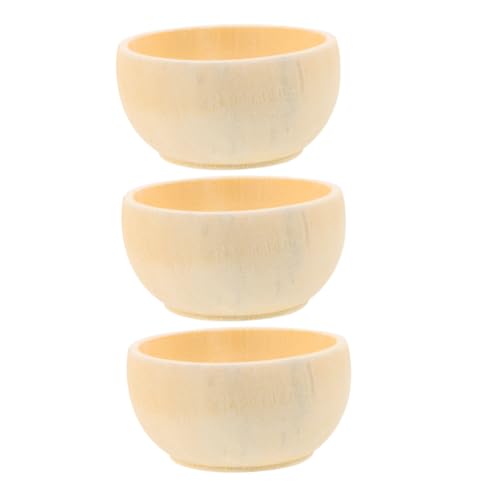 ORFOFE 3 Stück Kleine Holzschalen aus Naturbelassenem Holz Unbemalt Vielseitig für DIY Bastelprojekte Malen Heimdekoration und Kreative Kinderaktivitäten Sichere Holzschalen zum Bemalen ORFOFE 3 Stück Kleine Holzschalen aus Naturbelassenem Holz Unbemalt Vielseitig für DIY Bastelprojekte Malen Heimdekoration und Kreative Kinderaktivitäten Sichere Holzschalen zum Bemalen von ORFOFE