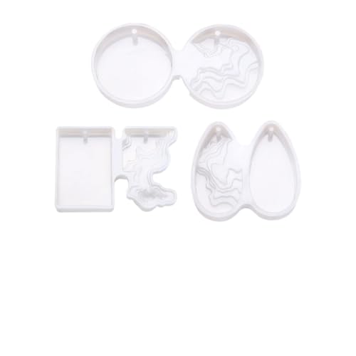 ORFOFE 3 Stück Silikonform DIY Anhänger Gießform für Kristallharz Schmuck Anhänger Kreatives Leiterdesign Sicheres Langlebiges Material für Handgemachte Dekorationen ORFOFE 3 Stück Silikonform DIY Anhänger Gießform für Kristallharz Schmuck Anhänger Kreatives Leiterdesign Sicheres Langlebiges Material für Handgemachte Dekorationen von ORFOFE