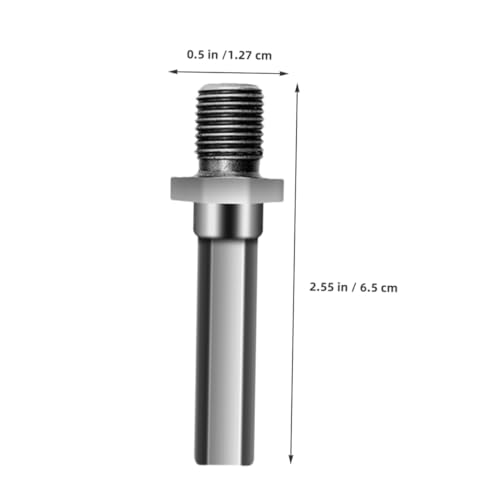 ORFOFE 3 Stück Teiliges Bohrer Adapter Holzspalter Verlängerungsstange Stahl Robust Präzise Passform Kompatibel für Heimwerker Holzspalten und Mechanische Reparaturen von ORFOFE