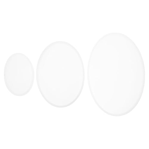 ORFOFE 3 Stück Teiliges DIY Silikonform für Kristall Epoxidharz Flexible Transparente Gießformen in Klein Mittel Groß für Handgemachte Dekoration und Kreative Bastelprojekte von ORFOFE