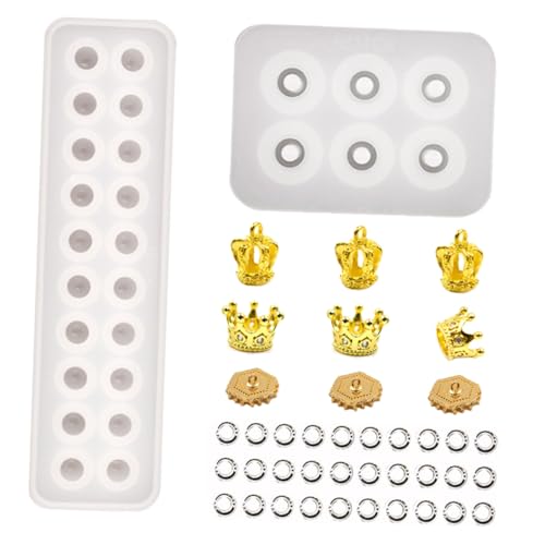ORFOFE 3 Stück Teiliges Hängendes Anhänger silikonform Einfache DIY Schmuck Gießform für Epoxidharz Praktische Leicht zu Reinigende Formen für Individuelle Schmuckherstellung von ORFOFE