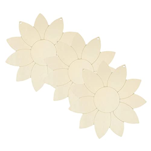 ORFOFE 3 Stück Teiliges Holz Sonnenblumen zum Basteln Glatte Blanko Holzscheiben für DIY Malerei und Graffiti Holzdekoration mit Abgerundeten Kanten für Handarbeit Party und ORFOFE 3 Stück Teiliges Holz Sonnenblumen zum Basteln Glatte Blanko Holzscheiben für DIY Malerei und Graffiti Holzdekoration mit Abgerundeten Kanten für Handarbeit Party und von ORFOFE