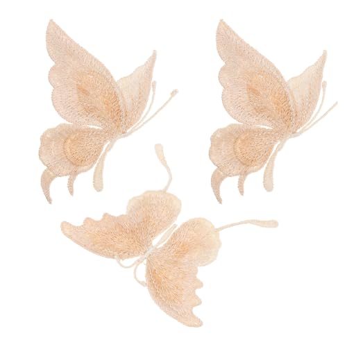 ORFOFE 3 Stück Teiliges Schmetterling Stickerei Patch aus Hochwertigem Material DIY Kleidung Applikation für Reparatur und Dekoration von Löchern Geeignet für Kleidung Taschen Hüte und ORFOFE 3 Stück Teiliges Schmetterling Stickerei Patch aus Hochwertigem Material DIY Kleidung Applikation für Reparatur und Dekoration von Löchern Geeignet für Kleidung Taschen Hüte und von ORFOFE